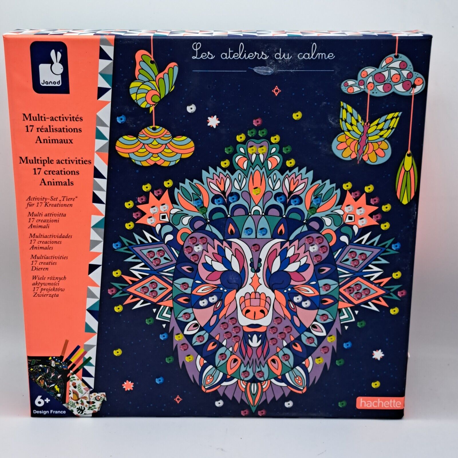 Hachette Activity-Set "Tiere" für 17 Kreationen